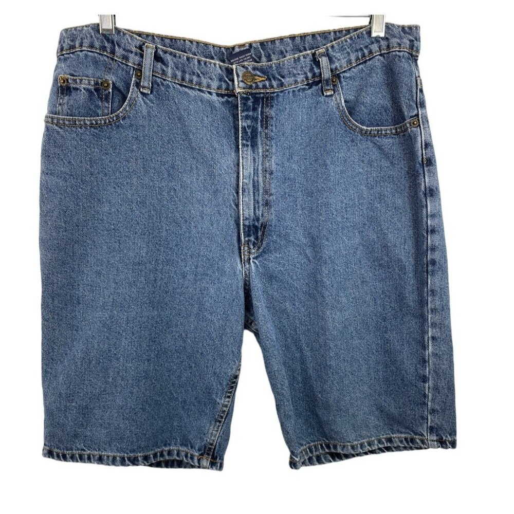 RK Rural King Regular Fit Medium Wash Jean Shorts Men Size 38